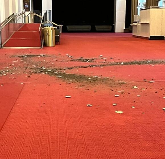 Kennedy Center closes after part of ceiling collapses - NewsBreak