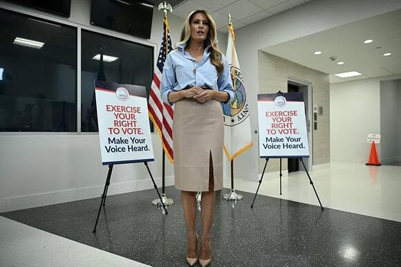 Trump ends latest Florida visit after casting early vote in Palm Beach