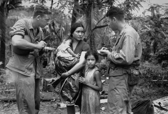 George Ray Tweed, a radioman in the U.S. Navy, was stranded on Guam for ...