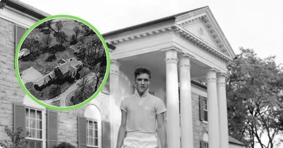 Rare Old Graceland Photo Shows Elvis Presley's Home Like We've Never Seen  Before - NewsBreak