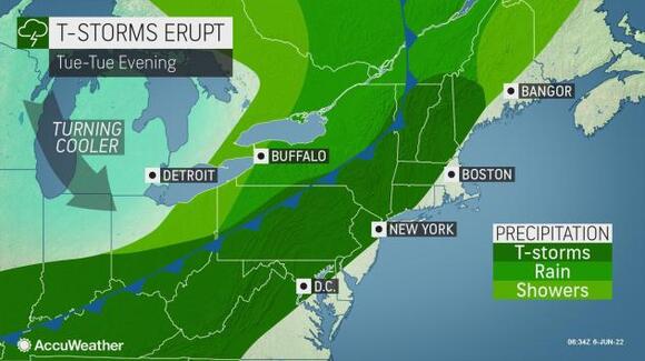 Rounds of stormy weather set to strike central, eastern US this week ...