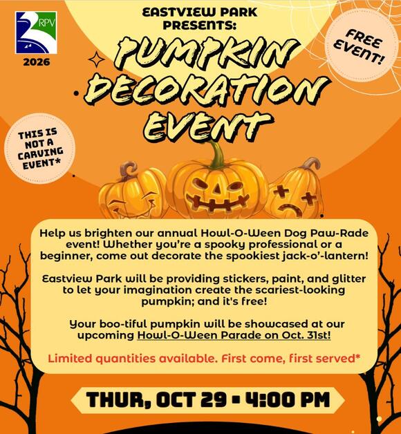 Pumpkin decorating party at Eastview Park - NewsBreak