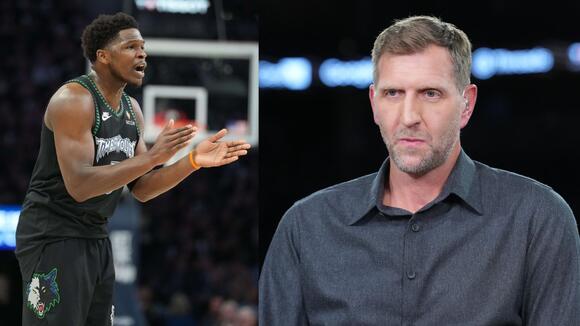 Dirk Nowitzki Slams Anthony Edwards For Dapping Up Spurs Players 8 ...