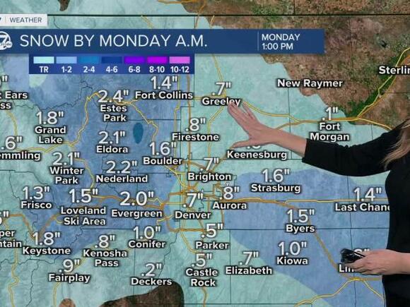 A cold front brings colder air and snow to metro Denver - NewsBreak