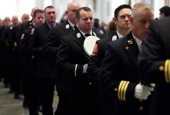 The funeral of Boston firefighter Robert Kilduff Jr., in photos - NewsBreak