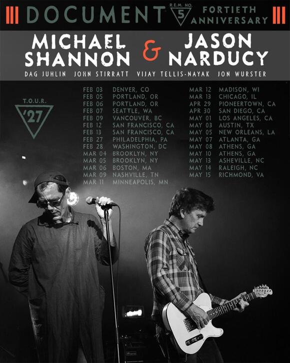 Michael Shannon and Jason Narducy Announce 2027 Tour Celebrating R.E.M ...