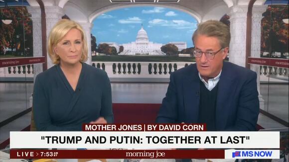 Joe Scarborough Fumes Trump's Diesel Deal ‘Farce’ Funds Putin to ‘Kill Toddlers’ in Ukraine -- While Gas Prices Remain ‘Unchanged’