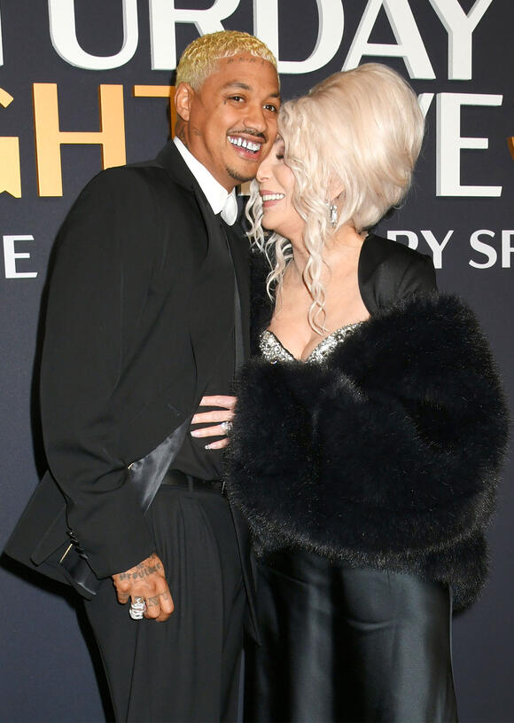 Cher, 78, Rocks A Bedazzled Satin Dress While On The Red Carpet With Her  38-Year-Old Boyfriend - NewsBreak