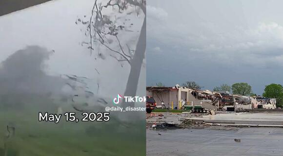 Shocking New Video Shows Tornado Violently Ripping Through 