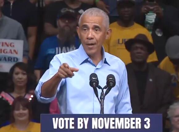 Obama, on campaign trail, assails ‘cruelty’ from Trump