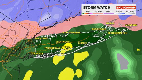 STORM WATCH: Snow, ice and rain to make for slick Thursday morning ...