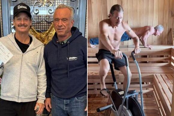 Kid Rock seen in shirtless workout video with RFK Jr as people all ask ...