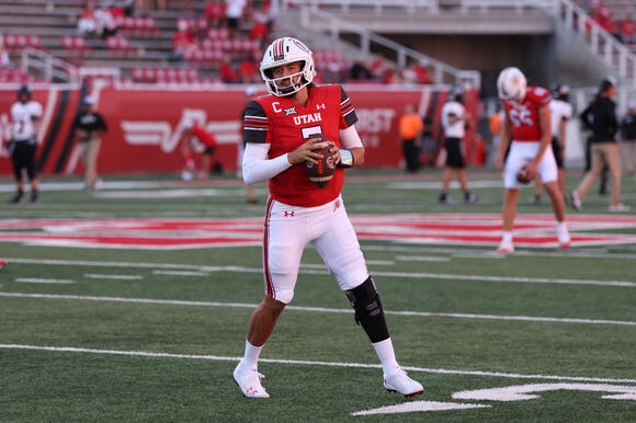 Cam Rising 'Fairly Smart' with Running Decisions against Southern Utah