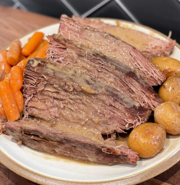 3Ingredient Slow Cooker Pot Roast Simple, Flavorful, and Quick!