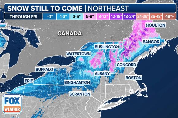 Heavy snow blasts parts of Northeast as Thanksgiving winter storm ...