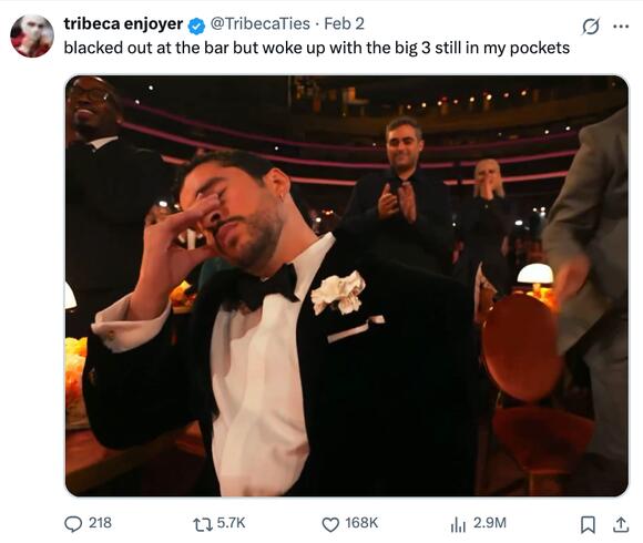 The Internet Turned Bad Bunny's Emotional Grammys Moment Into A Bunch ...