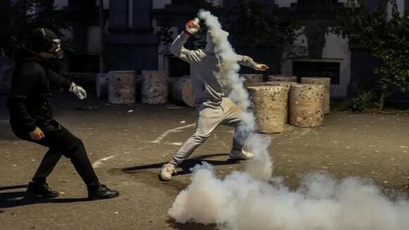 Seventh day of violent clashes between Albanian protesters and police