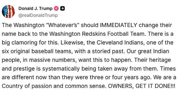 Skip Bayless makes bizarre 'arrogant white person' claim amid Trump's NFL  Redskins controversy - NewsBreak