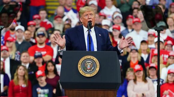 Trump made a surprising promise about cash payments at a Kentucky rally