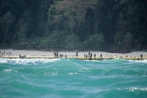 When the 2004 tsunami struck the isolated Sentinelese tribe's island ...
