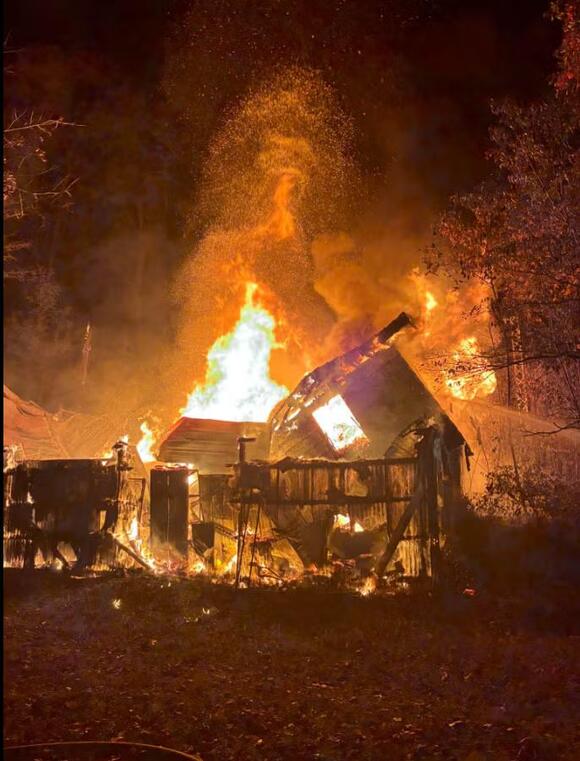 Large fire destroys two-story home, prompting multi-agency response ...