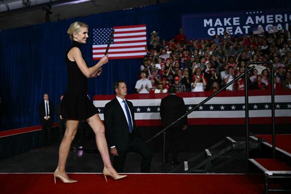 Trump, 80, Caught Red-Handed Leering at ‘Perfect’ Natalie Harp, 35 ...
