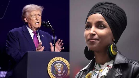 ‘Her Last Name Is, Incredibly, Also the Exact Name of Her Brother’: Donald Trump Comments on Ilhan Omar's Real Name Allegedly Being ‘Ilhan Nur Said Elmi’