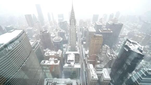 Watch: Massive Nor’easter snowstorm blankets New York City