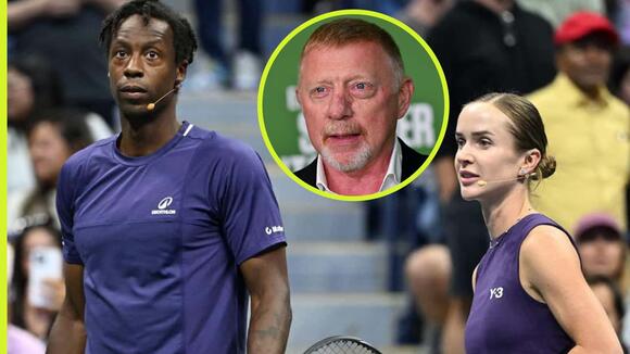 Gael Monfils and Elina Svitolina sent heartfelt message by Boris Becker after their separation