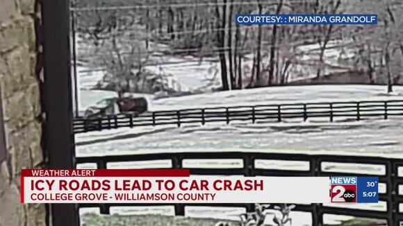 Ice-covered rural roads lead to crashes in Williamson County - NewsBreak