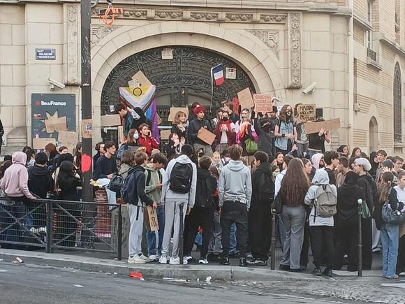 Paris Protests Over Education Continue