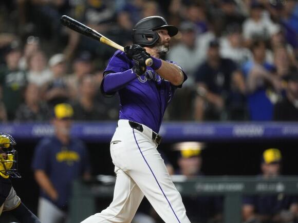 Jake Cave hits an RBI single in 10th inning to lift Rockies over ...