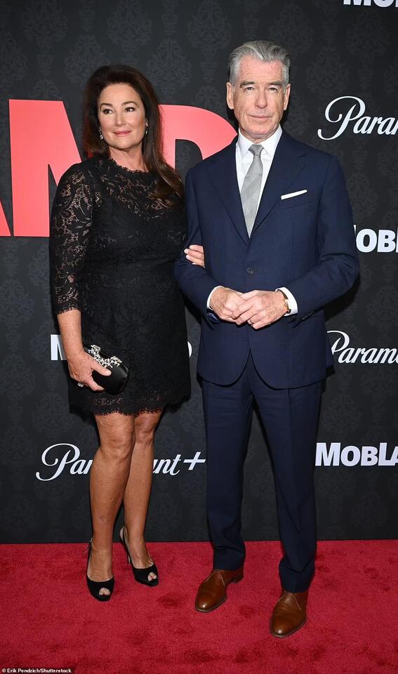 Pierce Brosnan's wife Keely unveils incredible weight loss transformation  at MobLand premiere - NewsBreak