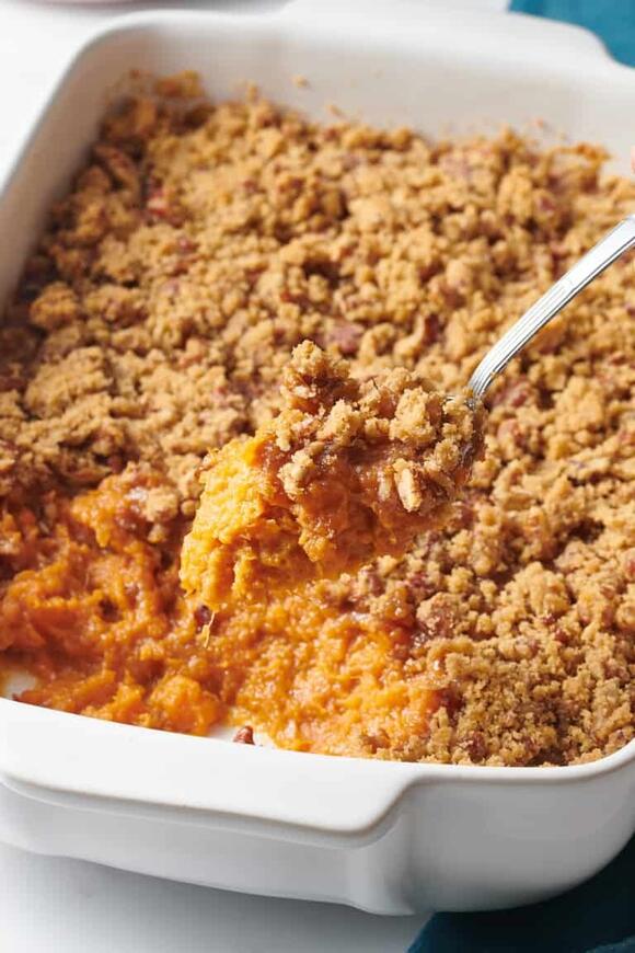 Delicious Sweet Potato Pecan Casserole