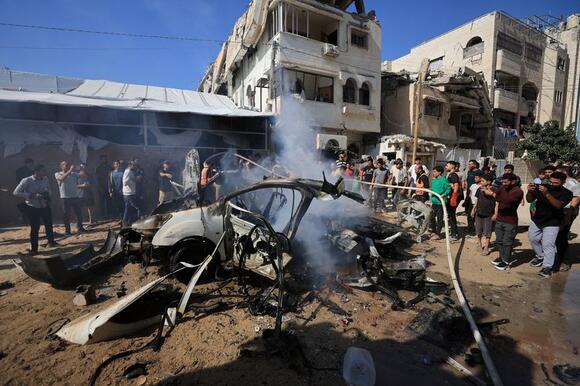 Israeli fire kills four people in Gaza, medics say