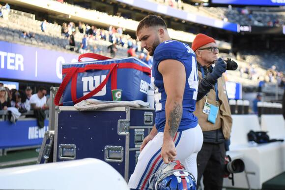 Giants OC Matt Nagy ‘Proud’ of How Cam Skattebo Handled Zero-Touch Game