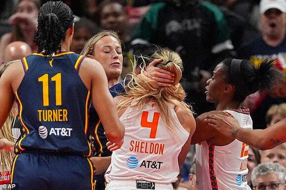 Caitlin Clark mocks glamorous teammate Sophie Cunningham's appearance ...
