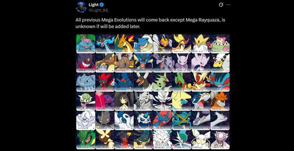 Pokémon Legends Z-A Leak Reveals New Secret Legendary Mega Evolutions ...