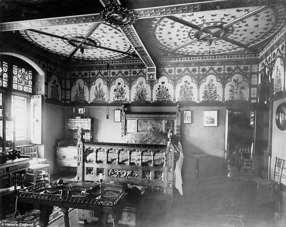 Inside the Queen's childhood home... and Led Zeppelin rocker Jimmy Page ...