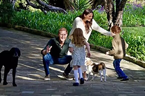 King Charles feels 'emotional' as Harry and Meghan share rare picture of  their kids - NewsBreak