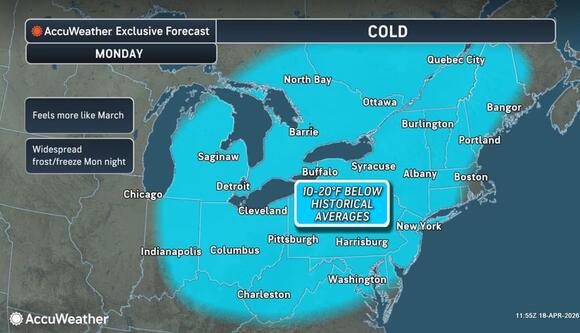 Cold Front Brings Rain, Rapid Cooldown To Northeast: What To Expect ...