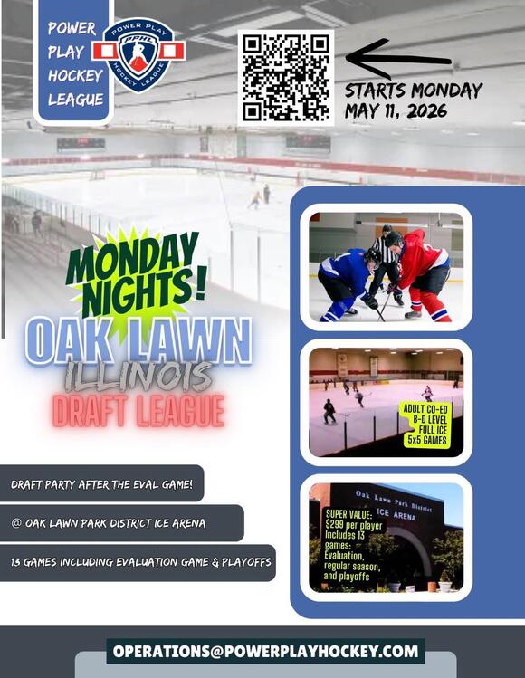 Adult CO-ED Draft Hockey League in Oak Lawn - NewsBreak