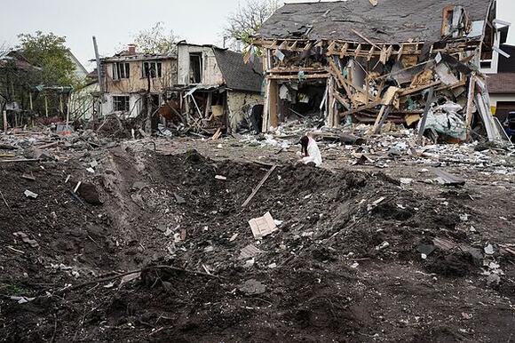 ‘Humanitarian’ Putin blasts Kyiv with missiles, striking children and hitting monastery