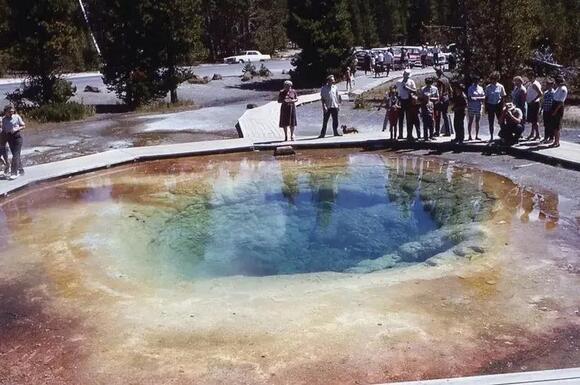 Yellowstone tourists spark fury after pristine color of park’s ‘Morning ...