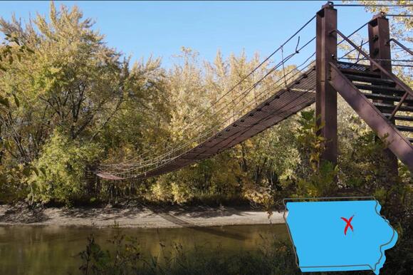 Take a Tour of Iowa’s Most Famous Swinging Bridges - NewsBreak