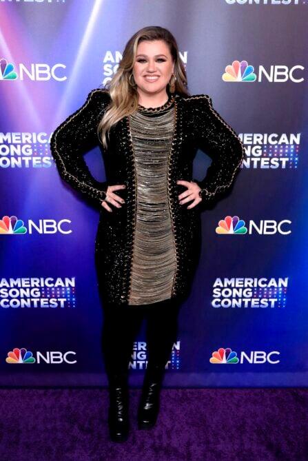 kelly clarkson mini dress WornOnTV: Kelly's gray short sleeve shirtdress on The Kelly Clarkson Show | Kelly  Clarkson
