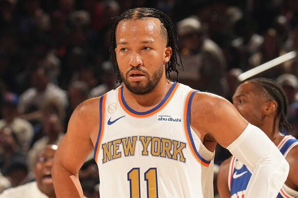 Jalen Brunson Admits He's ‘Happy’ the Knicks Can ‘Move Forward’ with the Season Following Championship Ring Ceremony