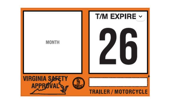 Virginia State Police update state inspection, rejection stickers for ...
