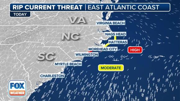 Swimmers warned of more life-threatening rip currents along US beaches ...