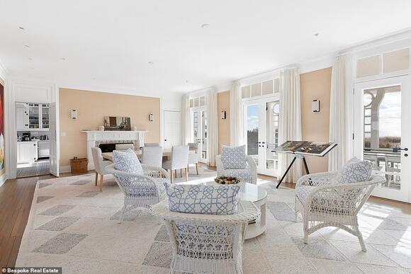 Ultimate waterfront living! Breathtaking Hamptons home owned by ...